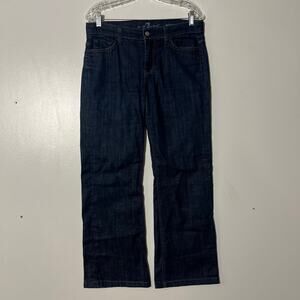 7 For All Mankind Ginger Straight Leg Loose Fit 5 Pocket Denim Jeans Women’s 29